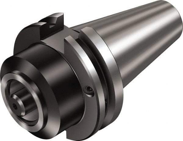 Sandvik Coromant - C3 System Size, CAT50 Taper, Modular Tool Holding System Adapter - 2.7559" Projection, 1.2598" Body Diam, 6.7638" OAL, Through Coolant - Exact Industrial Supply