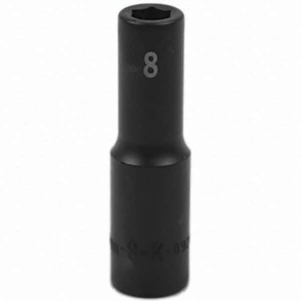 SK - Impact Socket - 3/8"DR 8MM DEEP IMPACT SOCKET - Apex Tool & Supply