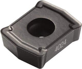 Sandvik Coromant - 8814 53 Grade 4024 Carbide Indexable Drill Insert - MT-TiCN/AL2O3 Finish, Rectangle, 1/4" Inscribed Circle - APEX Tool & Supply
