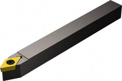 Sandvik Coromant - SDPC, Neutral Cut, 27.50° Lead Angle, 5/8" Shank Height x 5/8" Shank Width, Neutral Rake Indexable Turning Toolholder - 5" OAL, DCMT 11 T3 08 Insert Compatibility, Series CoroTurn 107 - Apex Tool & Supply