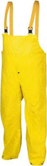 MCR Safety - Size M, Yellow, Rain, Limited Flammability Overall - Snap Ankle, Take Up Snaps Wrist - Apex Tool & Supply