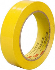 3M - 36 Yds. x 1", Yellow Polyethylene Film Tape - 483 Series, 5 mil Thick, 10 Lb./Inch Tensile Strength - Apex Tool & Supply