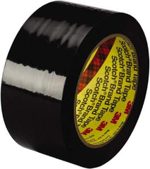 3M - 36 Yds. x 2", Black Polyethylene Film Tape - 483 Series, 5 mil Thick, 10 Lb./Inch Tensile Strength - Apex Tool & Supply