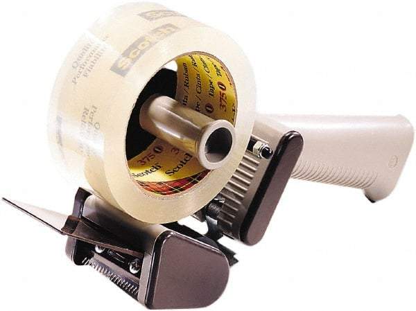 3M - 2" Wide, Pistol Grip Style, Handheld Tape Dispenser - For Use with Box Sealing Tape - Apex Tool & Supply
