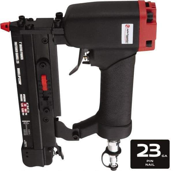 Value Collection - 1/2 to 1" Nail Length, 0.025" Nail Diam, 23 Gauge Micro Pin Air Nailer - 60 to 110 psi - Apex Tool & Supply