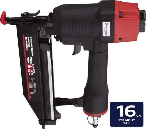 Value Collection - 1 to 2-1/2" Nail Length, 0.118" Nail Diam, 16 Gauge Finish Air Nailer - 70 to 110 psi - Apex Tool & Supply