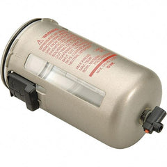 Dynabrade - 55 CFM Max Air Flow, 145 Max psi, Filter Bowl Assembly for Filter Regulator Lubricators - 140°F Max, For Use with 10671, 10673, 10675, 10677, 10679, 10681 - Apex Tool & Supply