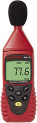 Amprobe - A and C Frequency Weight, LCD Display Sound Meter - 30 to 130 Decibels - Apex Tool & Supply