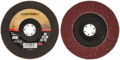 3M - 60 Grit, 7" Disc Diam, 7/8" Center Hole, Type 29 Ceramic Flap Disc - 13,300 Max RPM, Cloth Backing, Arbor Attaching System, Coated - Apex Tool & Supply