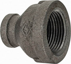 Value Collection - Class 150, 1 x 3/8" Black Pipe Reducing Bushing - Threaded, Malleable Iron - Apex Tool & Supply