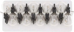 Value Collection - Incandescent Miniature & Specialty S8 Lamp - Plastic Wedge Base - Apex Tool & Supply