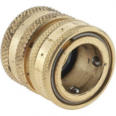 Parker - 3/4 Garden Hose Coupler - Brass & Stainless Steel, Female Connector - Apex Tool & Supply