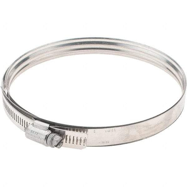 IDEAL TRIDON - SAE Size 88, 97 to 148mm Diam, Stainless Steel 360° Worm Drive Clamp - Apex Tool & Supply
