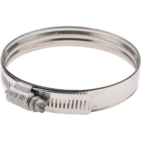 IDEAL TRIDON - SAE Size 60, 68 to 103mm Diam, Stainless Steel 360° Worm Drive Clamp - Apex Tool & Supply