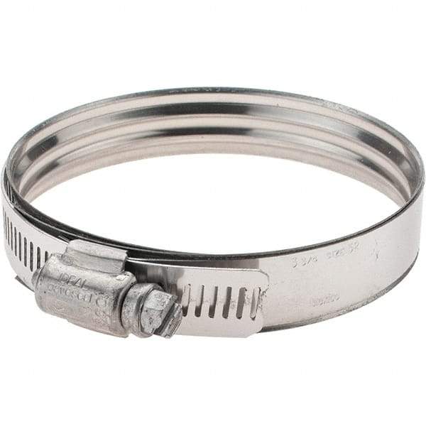 IDEAL TRIDON - SAE Size 52, 60 to 91mm Diam, Stainless Steel 360° Worm Drive Clamp - Apex Tool & Supply