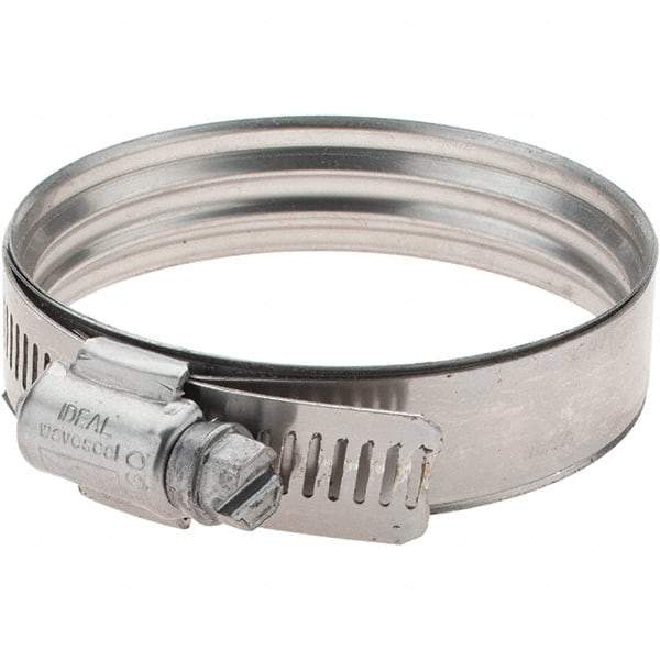 IDEAL TRIDON - SAE Size 40, 46 to 71mm Diam, Stainless Steel 360° Worm Drive Clamp - Apex Tool & Supply