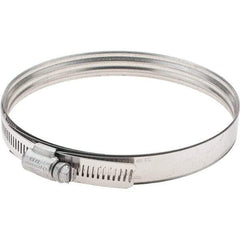 IDEAL TRIDON - SAE Size 80, 90 to 135mm Diam, Stainless Steel 360° Worm Drive Clamp - Apex Tool & Supply
