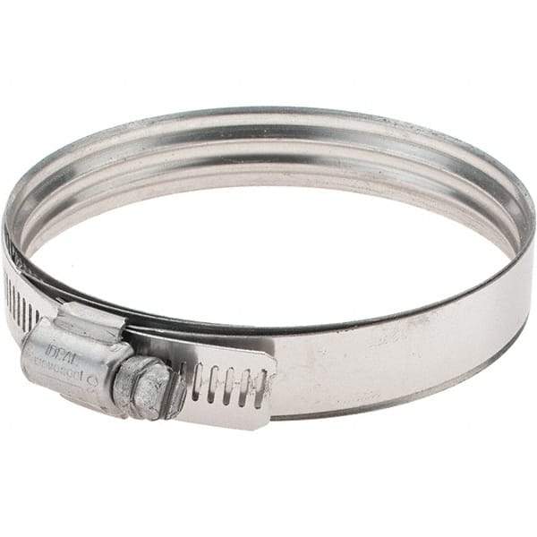 IDEAL TRIDON - SAE Size 56, 64 to 97mm Diam, Stainless Steel 360° Worm Drive Clamp - Apex Tool & Supply