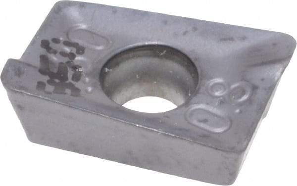 Iscar - APKT100308 RM Grade IC950 Carbide Milling Insert - TiAlN Finish, 0.1366" Thick, 0.8mm Corner Radius - Apex Tool & Supply