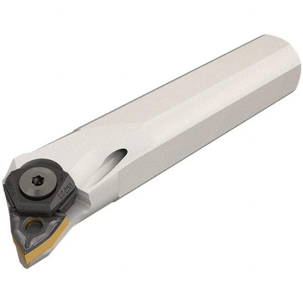 Iscar - 25mm Min Bore Diam, 100mm OAL, 20mm Shank Diam, A-MWLN-W Indexable Boring Bar - 28mm Max Bore Depth, WNM.. 06T3.. Insert, Wedge Holding Method - Apex Tool & Supply