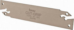 Iscar - 2.8 to 4mm Groove Width, 50mm Max Depth of Cut, Neutral Cut, CGHN Indexable Grooving Blade - Multiple Insert Styles, Series Cut Grip - Apex Tool & Supply