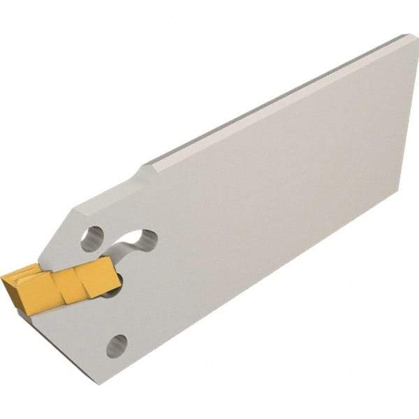 Iscar - 3.5 to 5mm Groove Width, 30mm Max Depth of Cut, Neutral Cut, CGHN Indexable Grooving Blade - Multiple Insert Styles, Series Cut Grip - Apex Tool & Supply