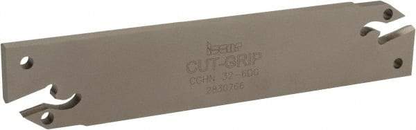 Iscar - 1.2598" Blade Height, 0.2047" Blade Width, 5.9055" OAL, Neutral Cut, Double End Indexable Cut-Off Blade - CGHN Blade - Apex Tool & Supply