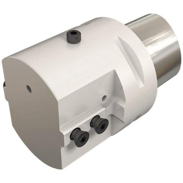 Iscar - 60mm Head Length, Modular Grooving Blade Holder Head - System Size C4, Through Coolant, Series CAMFIX, ExchangeableHeads - Apex Tool & Supply