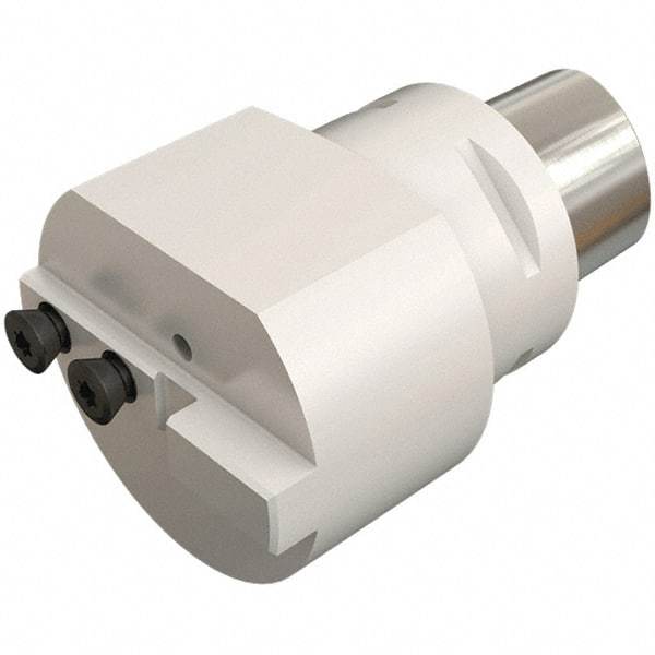 Iscar - 50mm Head Length, Modular Grooving Blade Holder Head - Left Hand Cut, System Size C4, Through Coolant, Series CAMFIX, ExchangeableHeads - Apex Tool & Supply