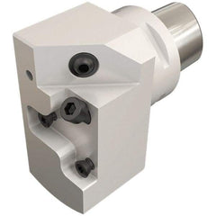 Iscar - GDM.., GI.. Insert, 64mm Head Length, Modular Grooving Blade Holder Head - Right Hand Cut, System Size C5, Through Coolant, Series CAMFIX, ExchangeableHeads - Apex Tool & Supply