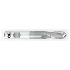 5/8" Dia. - 4-5/8" OAL - Bright HSS Co-Center Cut SE EM - 2 FL - Apex Tool & Supply