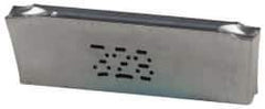 Iscar - DGN J IC328 Grade, 0.0866" Cutting Width, Carbide Cutoff Insert - 0° Neutral Lead Angle, 0.0079" Cnr Rad, TiCN Coated, Double End - Apex Tool & Supply
