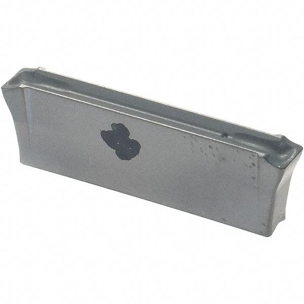 Iscar - DGN3003 IC20 Grade, 0.1181" Cutting Width, Carbide Cutoff Insert - Neutral Lead Angle, 0.0098" Cnr Rad, Double End - Apex Tool & Supply