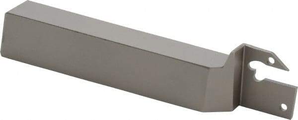 Iscar - External Thread, 0.689" Max Depth of Cut, 3mm Min Groove Width, 125mm OAL, Right Hand Indexable Grooving Cutoff Toolholder - 20mm Shank Height x 20mm Shank Width, DG.. Insert Style, DGT Toolholder Style, Series Do-Grip - Apex Tool & Supply