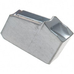 Iscar - GFR2 IC328 Grade, 0.0866" Cutting Width, Carbide Cutoff Insert - 8° Right Hand Lead Angle, 0.0063" Cnr Rad, TiCN Coated, Single End - Apex Tool & Supply