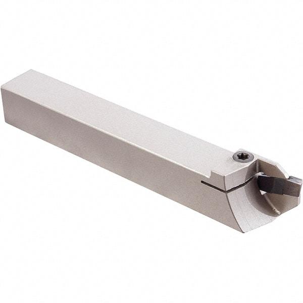 Iscar - GHS, External, Right Hand, 2.2 to 3.15mm Groove Width, Indexable Grooving Tool Holder - GI.. Insert Compatibility, 10mm Shank Height, 10mm Shank Width, 120mm OAL - Apex Tool & Supply