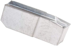 Iscar - 24GIM Grade IC354, 2.4mm Cutting Width Carbide Grooving Insert - Neutral, 0.17mm Corner Radius, TiN/TiCN Finish - Apex Tool & Supply