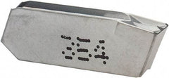 Iscar - 3GIM Grade IC354, 3mm Cutting Width Carbide Grooving Insert - Neutral, 0.25mm Corner Radius, TiCN Finish - Apex Tool & Supply