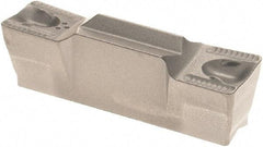 Iscar - 5005GRIP Grade IC08, 5mm Cutting Width Carbide Grooving Insert - 3mm Max Depth of Cut, Neutral, 0.5mm Corner Radius, Uncoated - Apex Tool & Supply