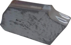 Iscar - GTR W IC354 Grade, 0.122" Cutting Width, Carbide Cutoff Insert - 4° Right Hand Lead Angle, 0.0079" Cnr Rad, TiCN Coated, Single End - Apex Tool & Supply