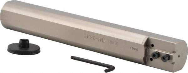 Iscar - HAI, Internal, Right Hand, Indexable Grooving Tool Holder - 1-1/2" Shank Width, 10" OAL, Through Coolant - Apex Tool & Supply