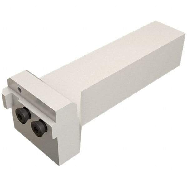 Iscar - 5.67" OAL, Right Hand Indexable Grooving Cutoff Toolholder - 1-1/4" Shank Height x 1-1/4" Shank Width, DGN/GRIP/HFPR Insert Style, HAP Toolholder Style, Series Heliface - Apex Tool & Supply