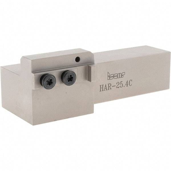 Iscar - External Thread, 5-1/2" OAL, Right Hand Indexable Grooving Cutoff Toolholder - 1" Shank Height x 1" Shank Width, HAR Toolholder Style, Series Heliface - Apex Tool & Supply