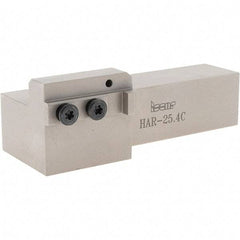 Iscar - External Thread, 5-1/2" OAL, Right Hand Indexable Grooving Cutoff Toolholder - 1" Shank Height x 1" Shank Width, HAR Toolholder Style, Series Heliface - Apex Tool & Supply