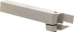 Iscar - HELI, External, Left Hand, 0.157 to 3/16" Groove Width, Indexable Grooving Tool Holder - DG.. 4003, GRIP 4.. Insert Compatibility, 3/4" Shank Height, 3/4" Shank Width, 5-1/2" OAL - Apex Tool & Supply