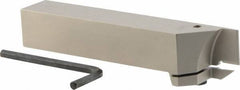 Iscar - HELI, External, Left Hand, 0.118 to 1/8" Groove Width, Indexable Grooving Tool Holder - GRIP 3.., HGN 30.. Insert Compatibility, 1" Shank Height, 1" Shank Width, 6" OAL - Apex Tool & Supply