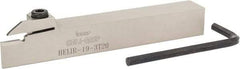 Iscar - HELI, External, Right Hand, 0.118 to 1/8" Groove Width, Indexable Grooving Tool Holder - 3/4" Shank Height, 3/4" Shank Width, 5-1/2" OAL - Apex Tool & Supply