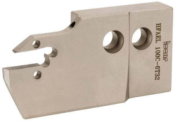 Iscar - 6mm Groove Width, 32mm Max Depth of Cut, Left Hand Cut, HFAE Indexable Grooving Blade - DGN/DGNC/DGNM-C, DGN/DGNM-J/JS/JT, DGN-UT/UA, DGN-W, GRIP, HFPR/L, HGPL Insert Style, Series Heliface - Apex Tool & Supply