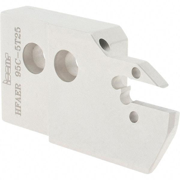 Iscar - 5mm Groove Width, 25mm Max Depth of Cut, Right Hand Cut, HFAE Indexable Grooving Blade - DGN/DGNC/DGNM-C, DGN/DGNM-J/JS/JT, DGN-UT/UA, DGN-W, GRIP, HFPR/L, HGPL Insert Style, Series Heliface - Apex Tool & Supply