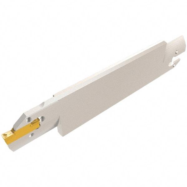 Iscar - 6mm Groove Width, 38mm Max Depth of Cut, Left Hand Cut, HFF Indexable Grooving Blade - HFPR/L 6030... Insert Style, Series Heliface - Apex Tool & Supply